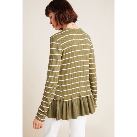 Anthropologie Tallie Peplum Top NWT Size XS - Picture 4 of 13